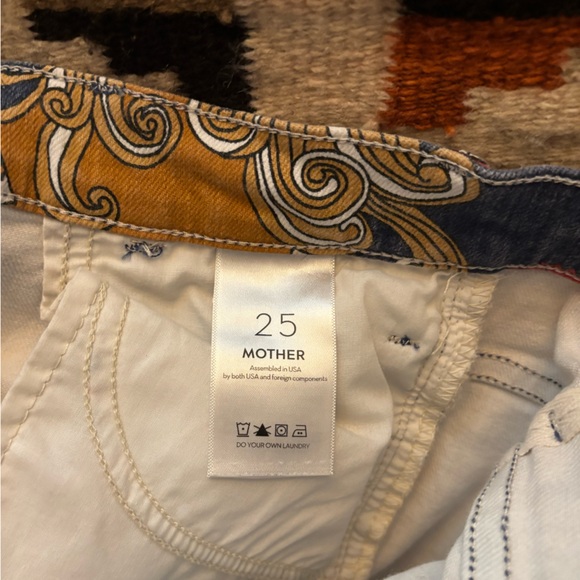 Mother The Hustler Ankle Fray Paisley Jeans 🌼 - Picture 7 of 10